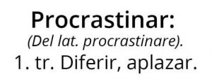 Procrastinar