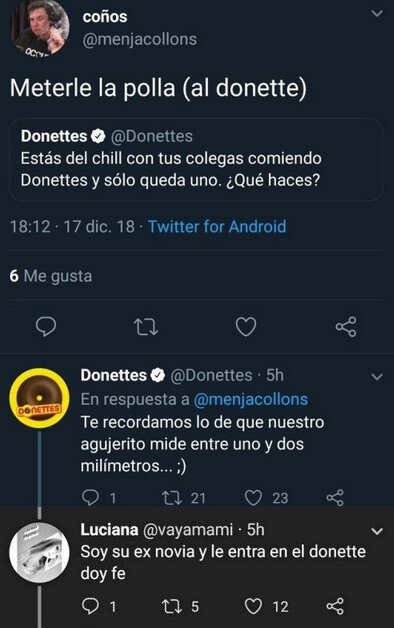 polla Donetes agujero twitter
