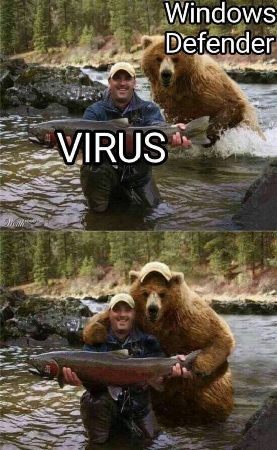 Virus Windows Defender Oso