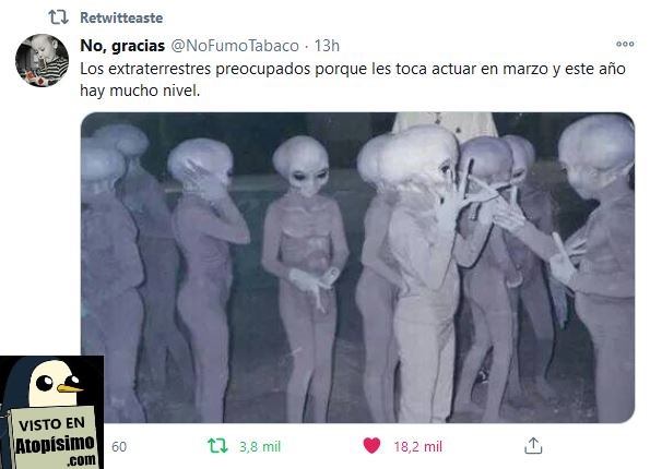 Twitter extraterrestres meme