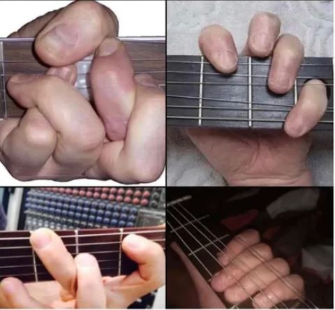 Tus manos tras el primer tutorial de guitarra de YouTube