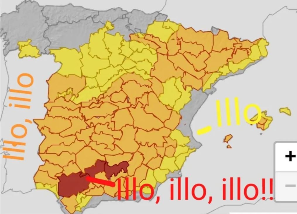 Mapa de calor en Andalú